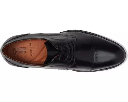 Оксфорды Hawthorn Cap Toe Johnston &amp; Murphy, черный