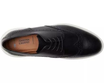 Оксфорды Hennings Wing Tip Johnston &amp; Murphy, черный