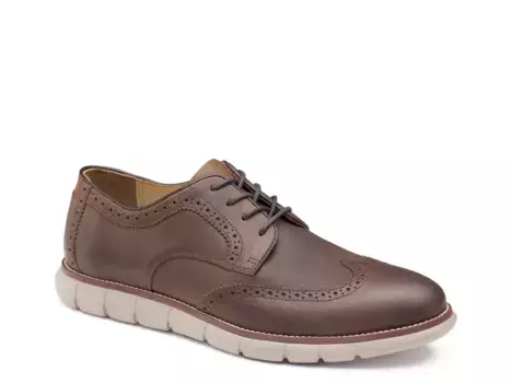 Оксфорды Holden Wingtip Oxford Johnston & Murphy, цвет cognac