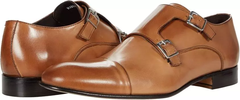 Оксфорды Italian Double Monk Massimo Matteo, цвет Brandy