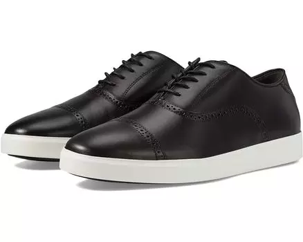 Оксфорды Johnston & Murphy Brody Cap Toe, цвет Black Hand-Stained Full Grain