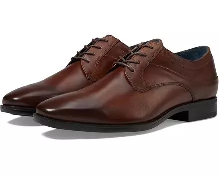 Оксфорды Johnston & Murphy Gibbons Plain Toe, цвет Mahogany Full Grain