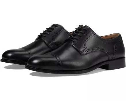 Оксфорды Johnston & Murphy Harmon Cap Toe, цвет Black Full Grain Leather