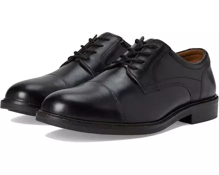 Оксфорды Johnston & Murphy Mason Cap Toe, цвет Black Full Grain
