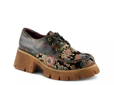 Оксфорды Lugged Oxford L'Artiste, черный/мультиколор