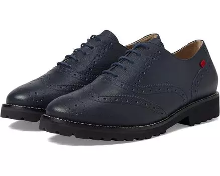 Оксфорды Marc Joseph New York Central Park West, цвет Navy Svelte Grainy