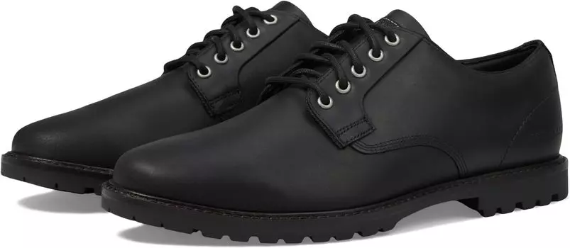Оксфорды Midland Lug Plain Toe Oxford Cole Haan, цвет Black/Black Water-Resistant