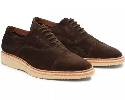 Оксфорды Milwaukee Boot Company Kinnickinnic Cap Toe Casual Shoe, цвет Chocolate