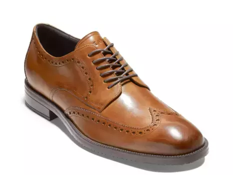 Оксфорды Modern Essentials Wingtip Oxford Cole Haan, темно-коричневый