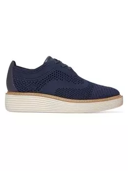 Оксфорды на платформе Originalgrand Stitchlite Cole Haan, нави