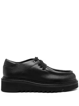 Оксфорды на шнуровке Ferragamo, черный