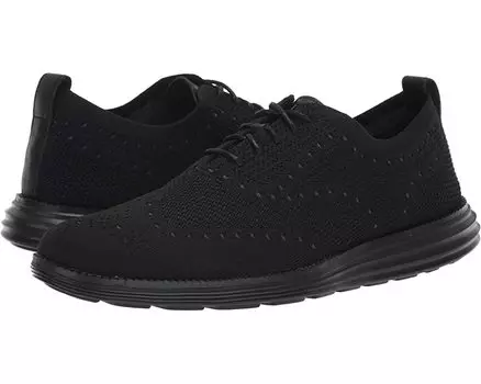 Оксфорды Original Grand Stitchlite Wingtip Oxford Cole Haan, черный