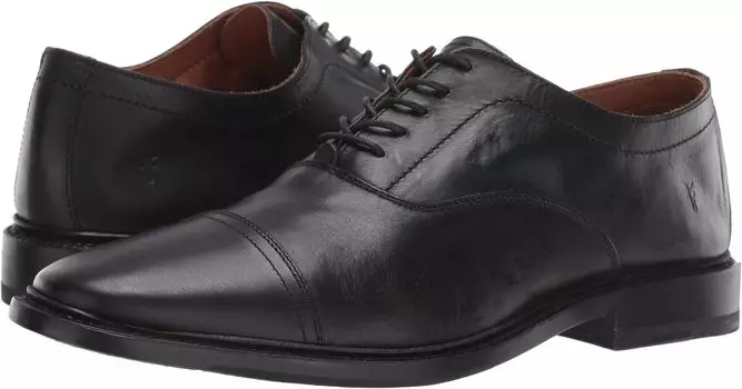 Оксфорды Paul Bal Oxford Frye, цвет Black Smooth Pull Up