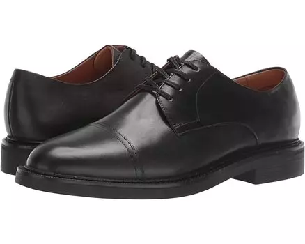 Оксфорды Polo Ralph Lauren Asher Cap Toe, цвет Black Calf Leather