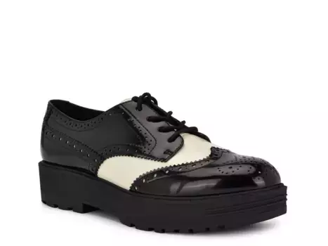 Оксфорды Resttin Oxford Nine West, черно-белый