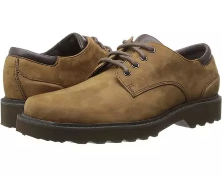 Оксфорды Rockport Main Route Northfield Waterproof, цвет Espresso Nubuck