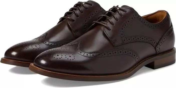Оксфорды Rucci Wing Tip Oxford Florsheim, коричневый