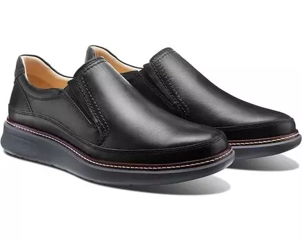 Оксфорды Samuel Hubbard Rafael Slip-On, цвет Black Leather