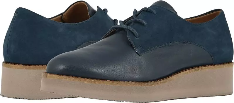 Оксфорды SoftWalk Willis, цвет Denim Smooth Nubuck Leather