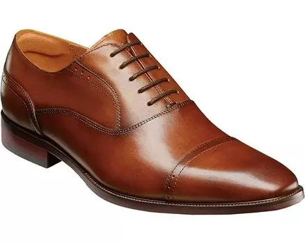 Оксфорды Sorrento Cap Toe Oxford Florsheim, коньяк гладкий
