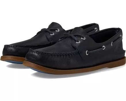 Оксфорды Sperry Authentic Original 2-Eye Seasonal, цвет Navy Leather