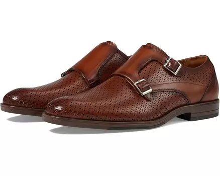 Оксфорды Stacy Adams Arthur Double Monk Strap, цвет Cognac