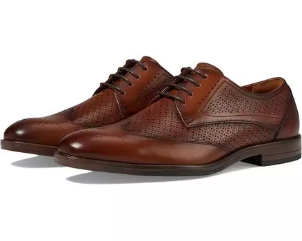 Оксфорды Stacy Adams Asher Wingtip Lace Oxford, цвет Cognac