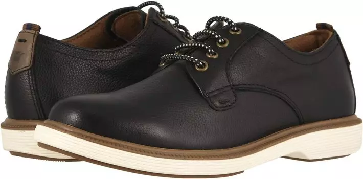 Оксфорды Supacush Plain Toe Ox, Jr. Florsheim, цвет Black Smooth/White Sole