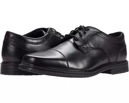 Оксфорды Taylor Waterproof Cap Toe Rockport, черный