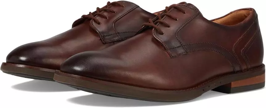 Оксфорды Un Hugh Lace Clarks, коричневая кожа