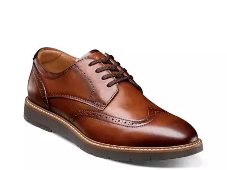 Оксфорды Vibe Wingtip Oxford Florsheim, цвет cognac