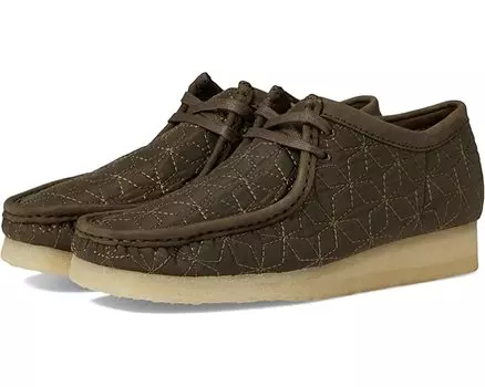 Оксфорды Wallabee Clarks, оливковый