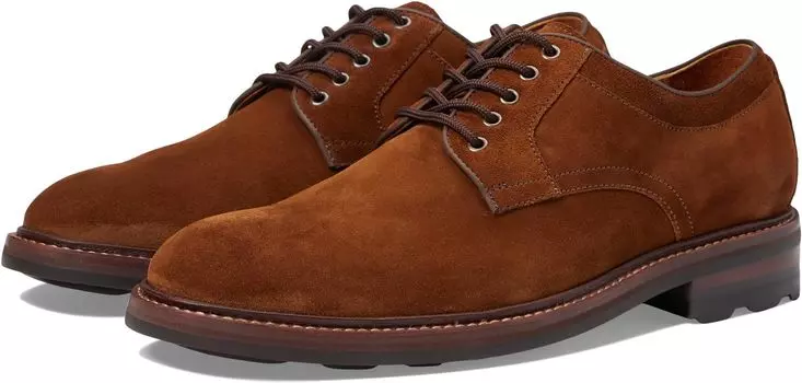 Оксфорды Welch Plain Toe Johnston & Murphy Collection, цвет Snuff Suede