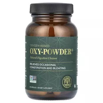 Oxy-Powder, Натуральное очищение пищеварительной системы, 60 капсул Global Healing