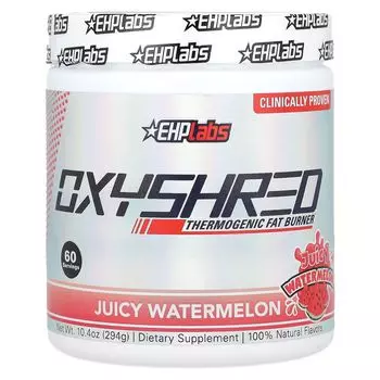 OxyShred, Термоэмиссионный сжигатель жира, сочный арбуз, 10,4 унции (294 г) Ehplabs