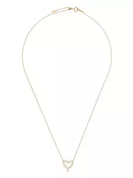 Ожерелье Афродита из 18-каратного желтого золота с бриллиантами и жемчугом Perse, золотой