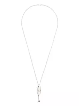 Ожерелье Alighieri Bookspine, серебряный