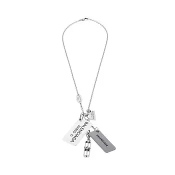 Ожерелье All Access BALENCIAGA, серебряный
