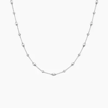 Ожерелье Athena Premium Akoya из культивированного жемчуга и бриллиантов Brilliant Earth