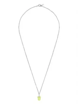 Ожерелье Баккара BearBrick, серебряный