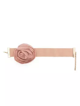 Ожерелье Blumarine из жоржетовой розы, розовый