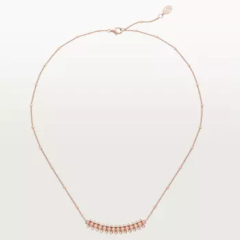 Ожерелье Cartier Pendentif Clash de Cartier, маленькая модель, булыжник, розовое золото