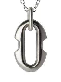 Ожерелье Deco Link Parts of Four, серебряный