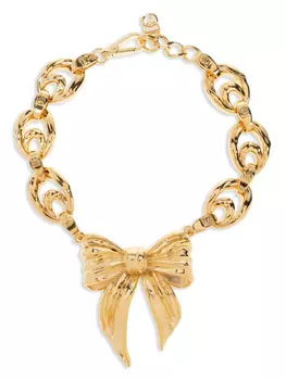Ожерелье Dolce & Gabbana Bow, золотой
