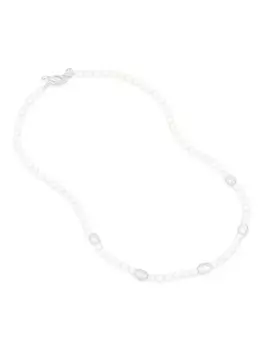 Ожерелье DOWER AND HALL Ocean Pebble, серебряный