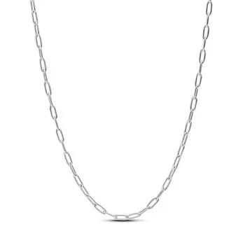 Ожерелье Elongated Link Chain Pandora, стерлинговое серебро