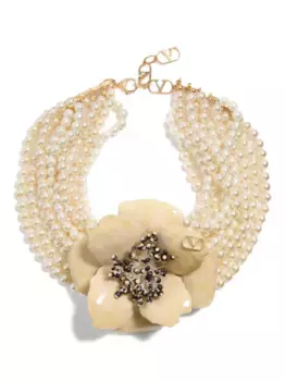 Ожерелье Fleur Lumineuse VALENTINO GARAVANI, нейтральный