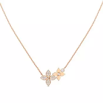 Ожерелье Idylle Blossom, розовое золото и бриллианты Louis Vuitton, розовый