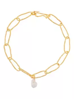 Ожерелье из барочного жемчуга Forte Forte, золотой