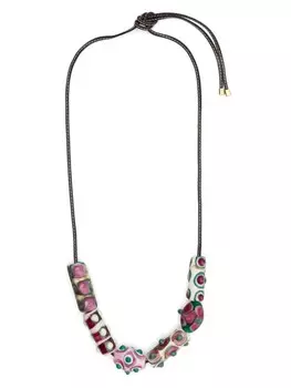 Ожерелье из бисера в стиле Битлз Colville, розовый